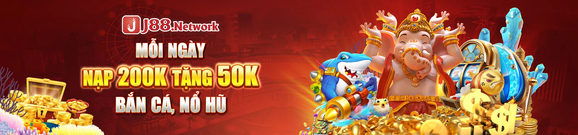 Hình ảnh chính XN88 Nổ Hũ với các biểu tượng slot game và jackpot lớn